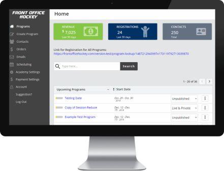 Front Office Hockey Software:  The MOST User-Friendly, Cost-Effective Sports Software Anywhere!!