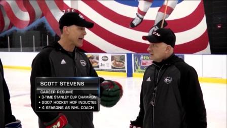 NHL Network – On-Ice Demo – Hall of Famer Scott Stevens & Robby w/ Defenseman Skating Tips!